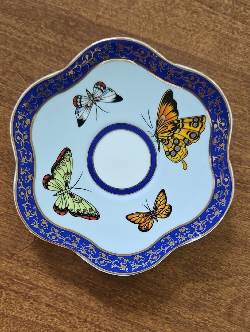 VTG Butterfly Demitasse Cup & Saucer - Picture 3 of 11